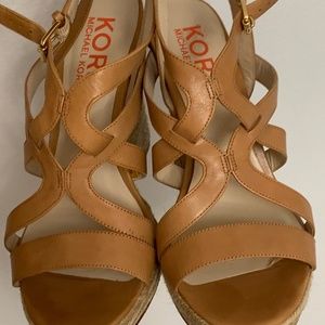 Tan Michael Kors Heel Sandals